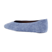 Blue Jean Denim Suede