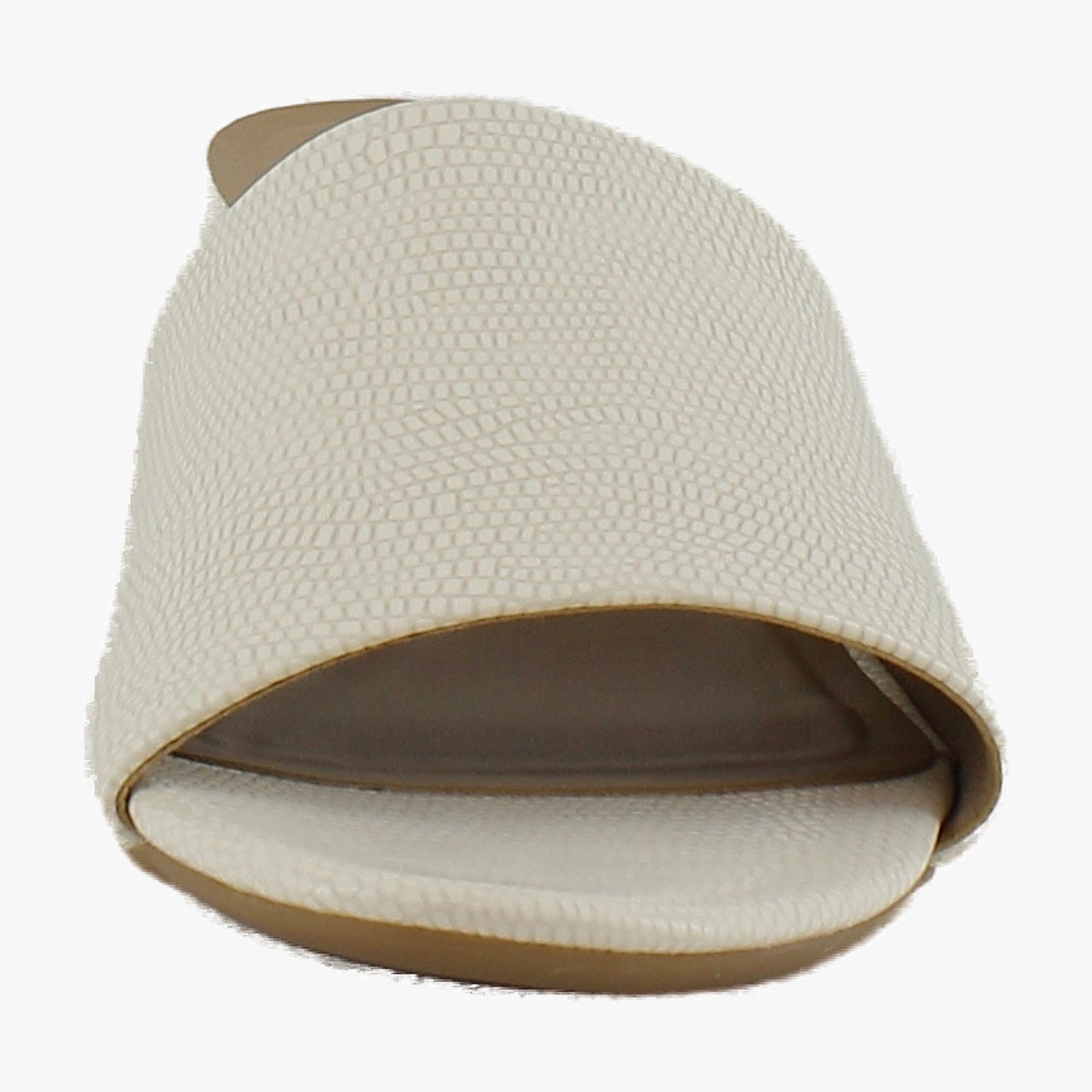 Eggnog Lizard Embossed Faux Leather