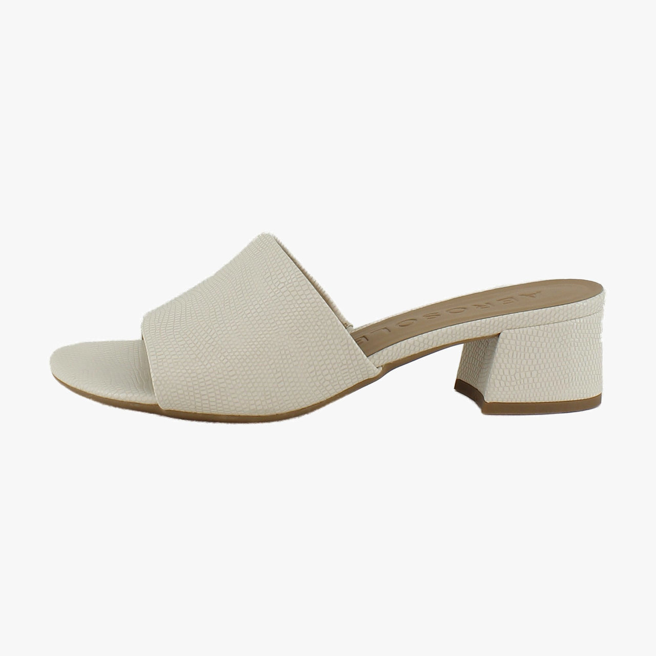 Eggnog Lizard Embossed Faux Leather