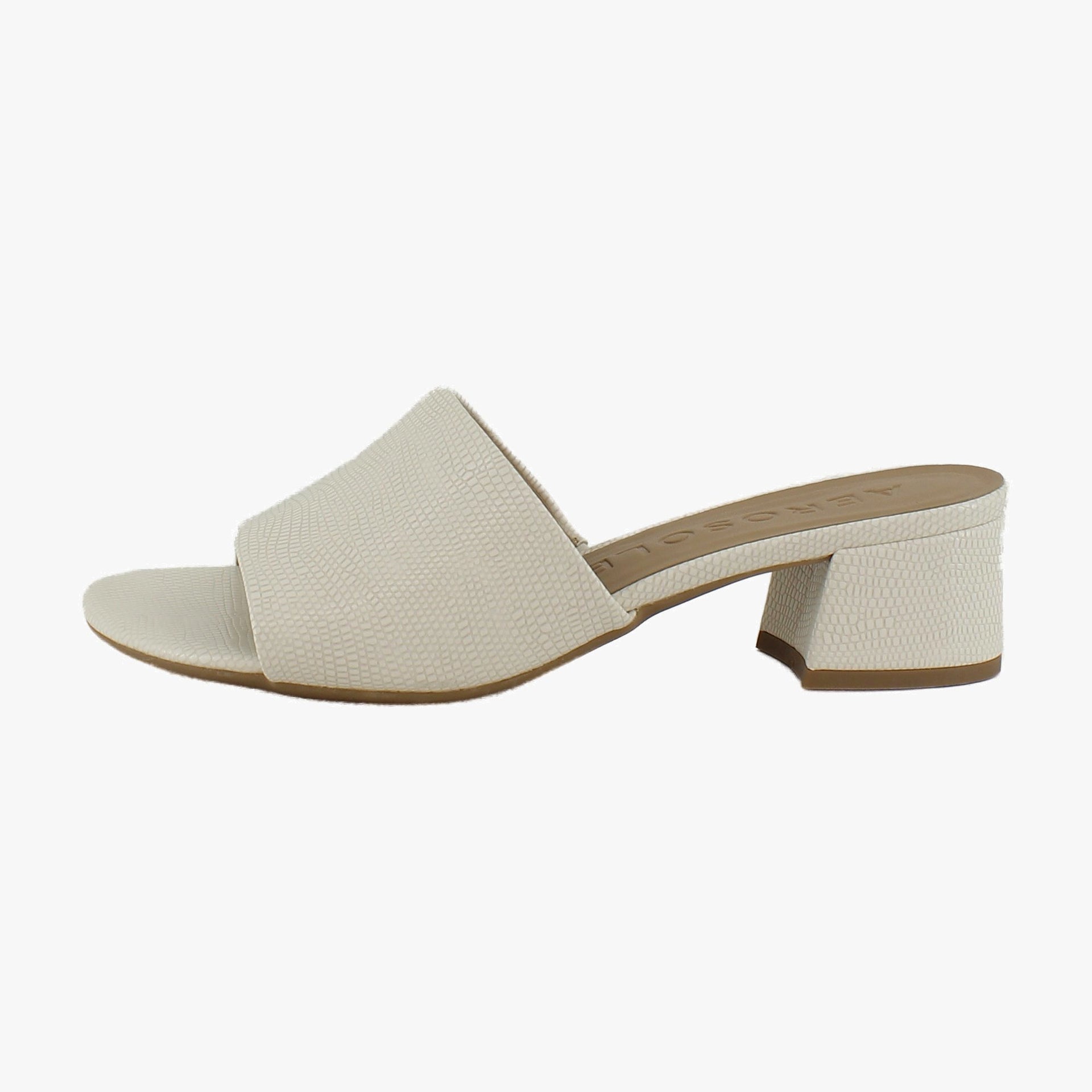 Eggnog Lizard Embossed Faux Leather