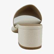 Eggnog Lizard Embossed Faux Leather