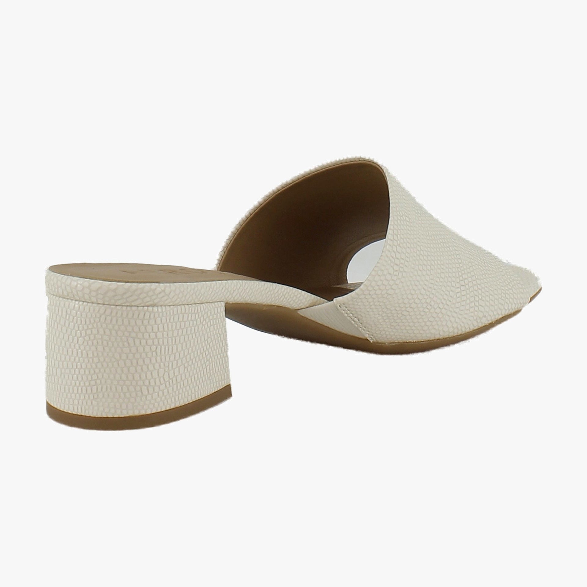 Eggnog Lizard Embossed Faux Leather