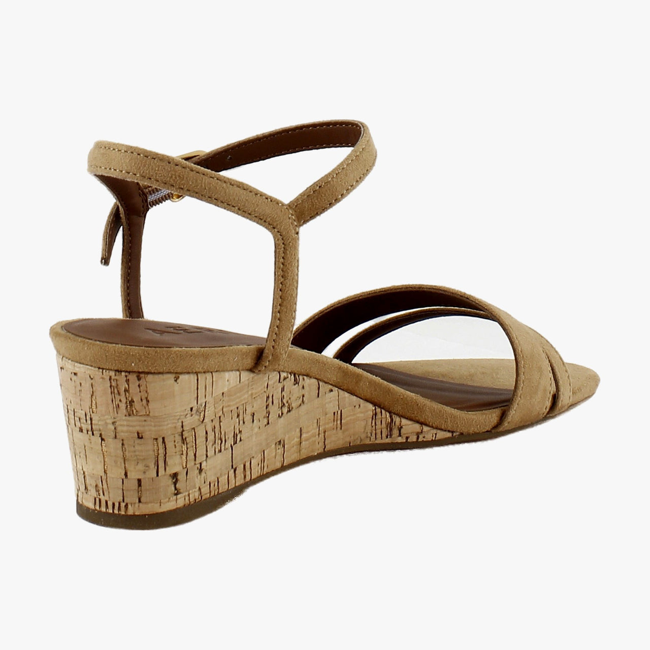 Tan Faux Suede/Cork Heel