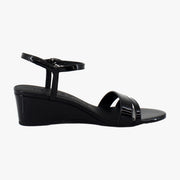 Black Patent Faux Leather