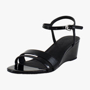 Black Patent Faux Leather