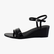 Black Patent Faux Leather