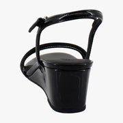 Black Patent Faux Leather