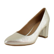 Gold Metallic Textured Faux Leather