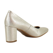 Gold Metallic Textured Faux Leather