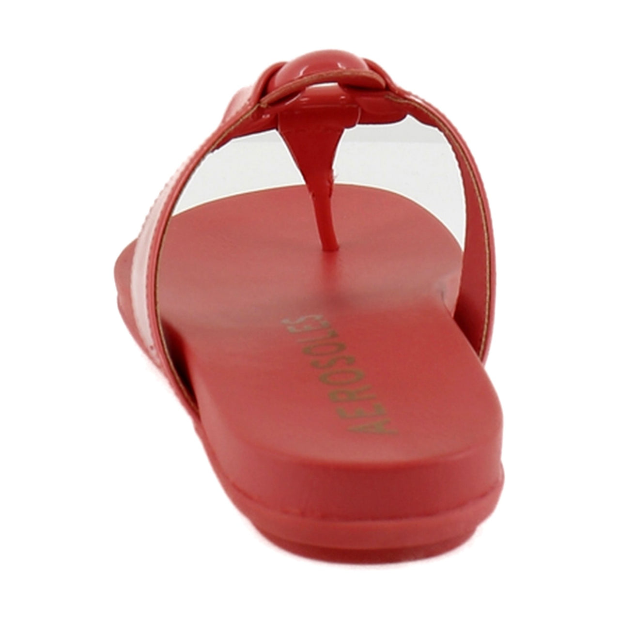 Coral Patent Faux Leather