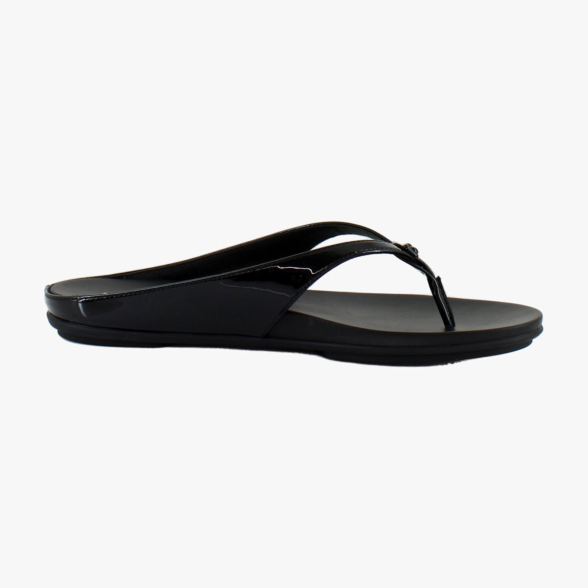 Black Patent Faux Leather