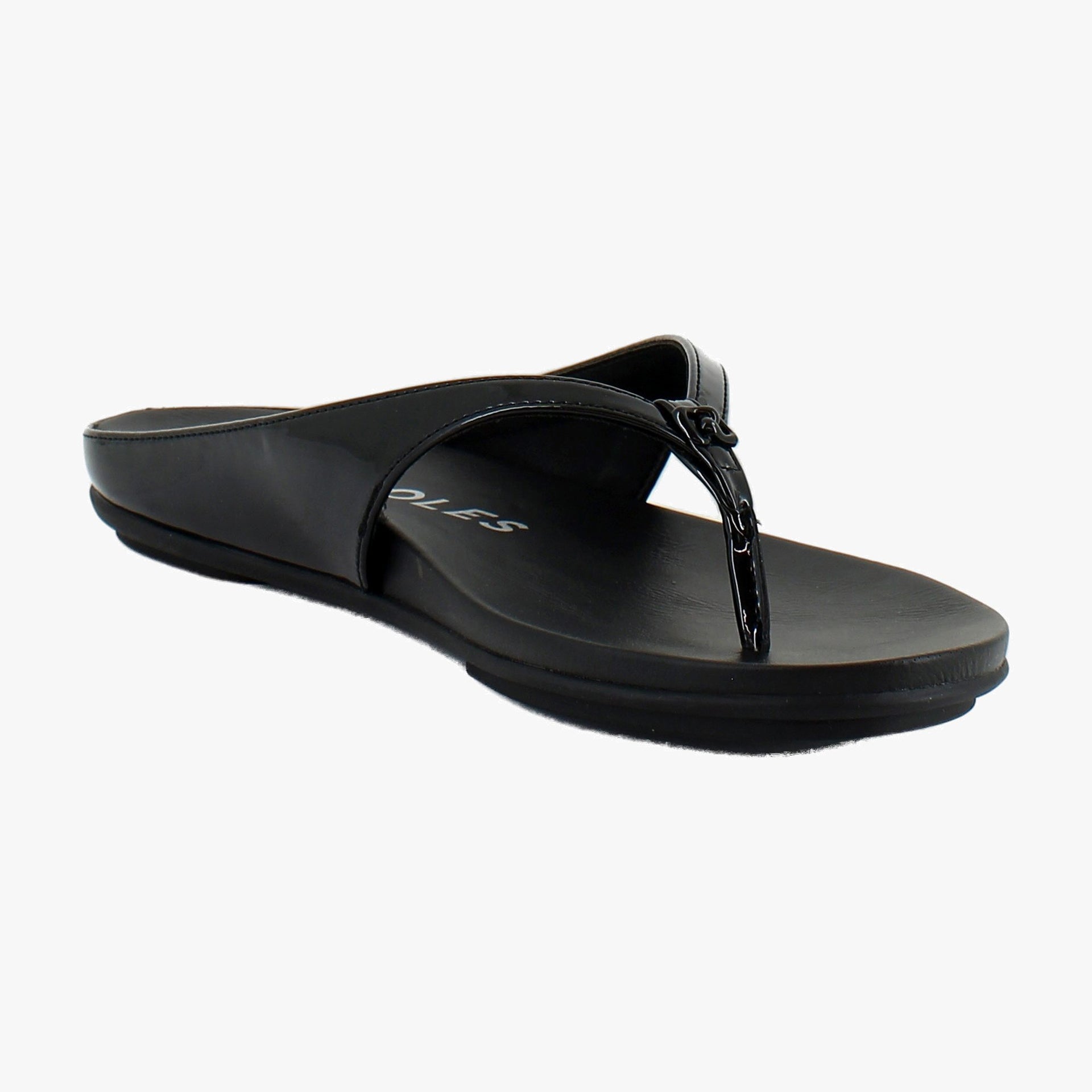 Black Patent Faux Leather