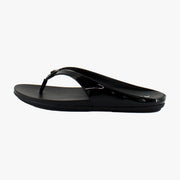 Black Patent Faux Leather