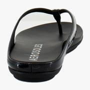 Black Patent Faux Leather