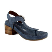 Blue Jean Textured Faux Leather