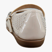 Crystal/Eggnog Mesh Fabric