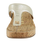 Gold Metallic Textured Faux Leather