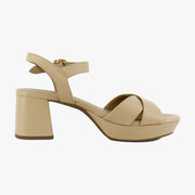 Beige Leather