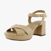 Beige Leather