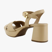 Beige Leather