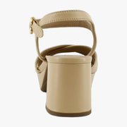 Beige Leather