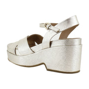 Gold Metallic Textured Faux Leather