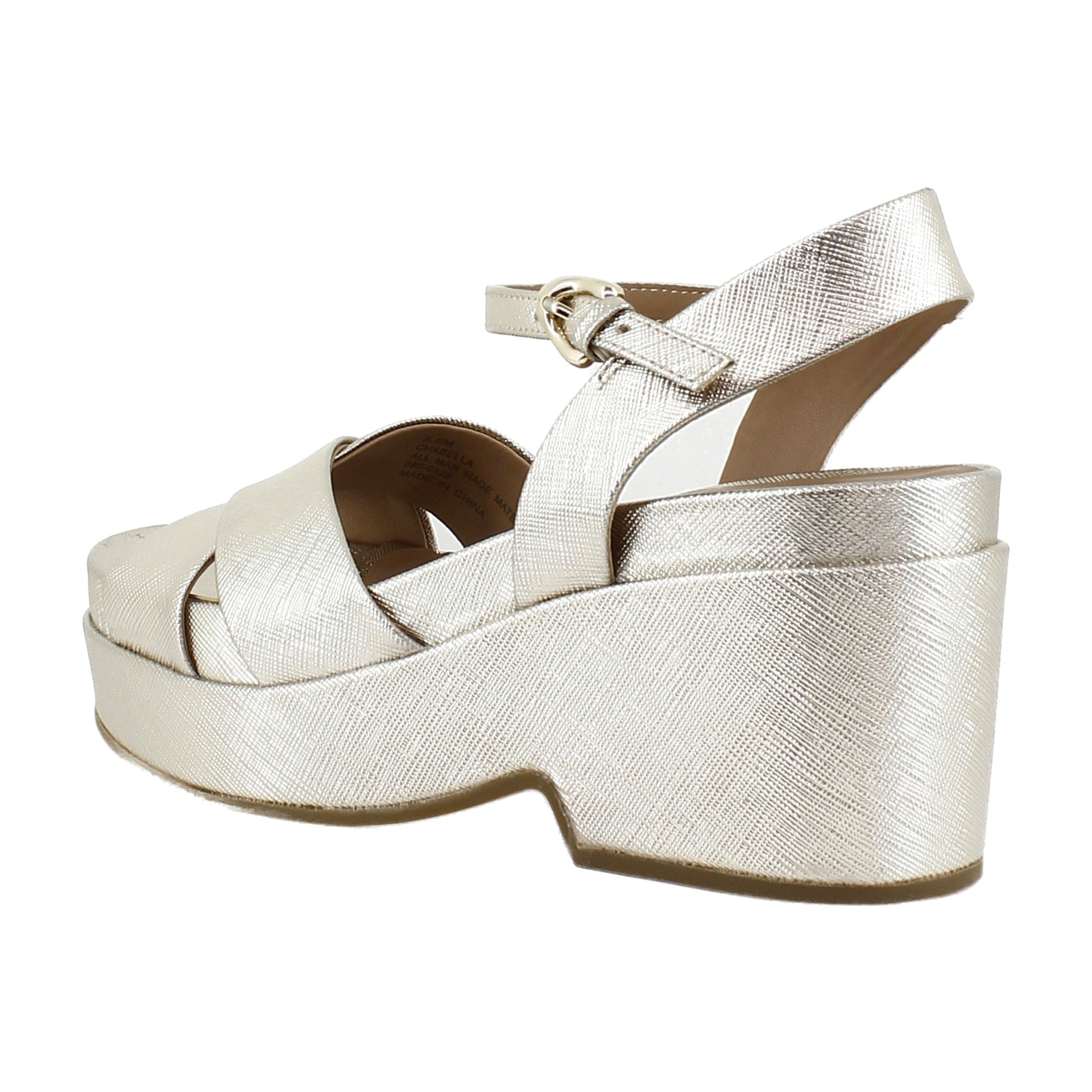 Gold Metallic Textured Faux Leather