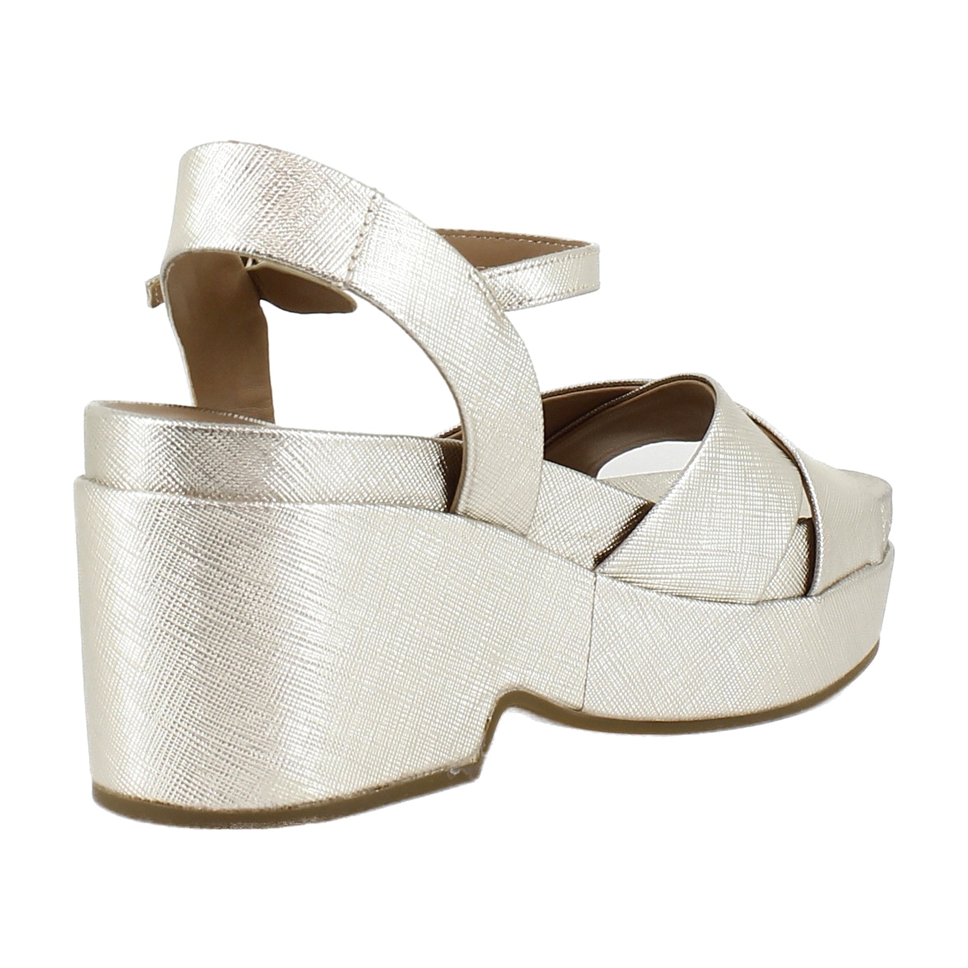 Gold Metallic Textured Faux Leather