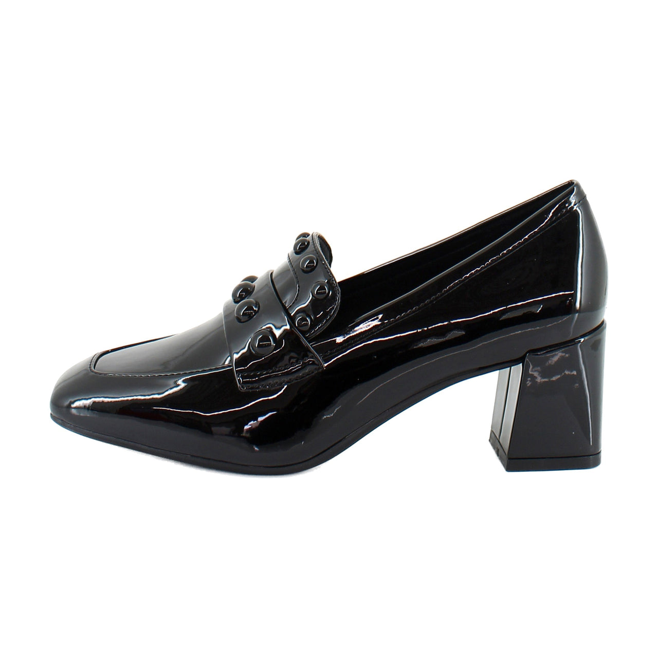 Black Patent Faux Leather