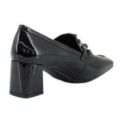 Black Patent Faux Leather