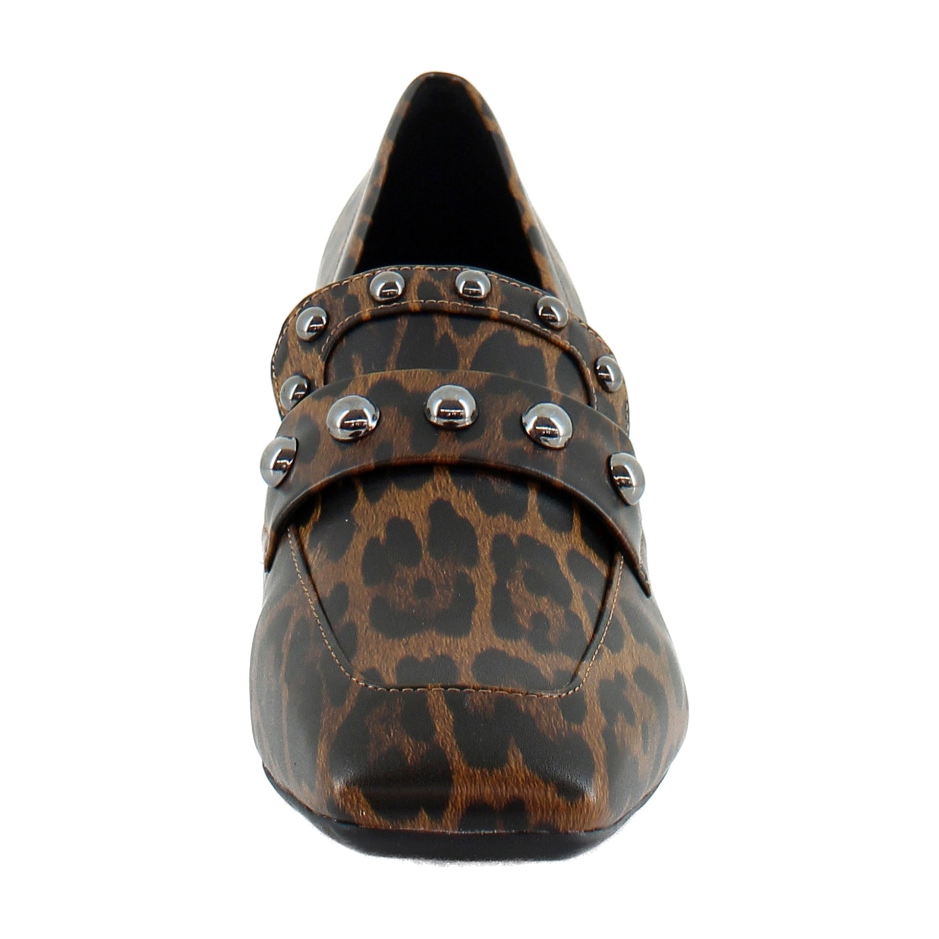 Tobacco Leopard Glossy Faux Leather