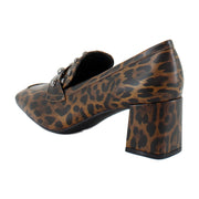 Tobacco Leopard Glossy Faux Leather