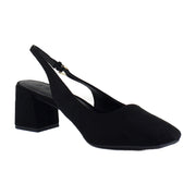 Black Faux Suede