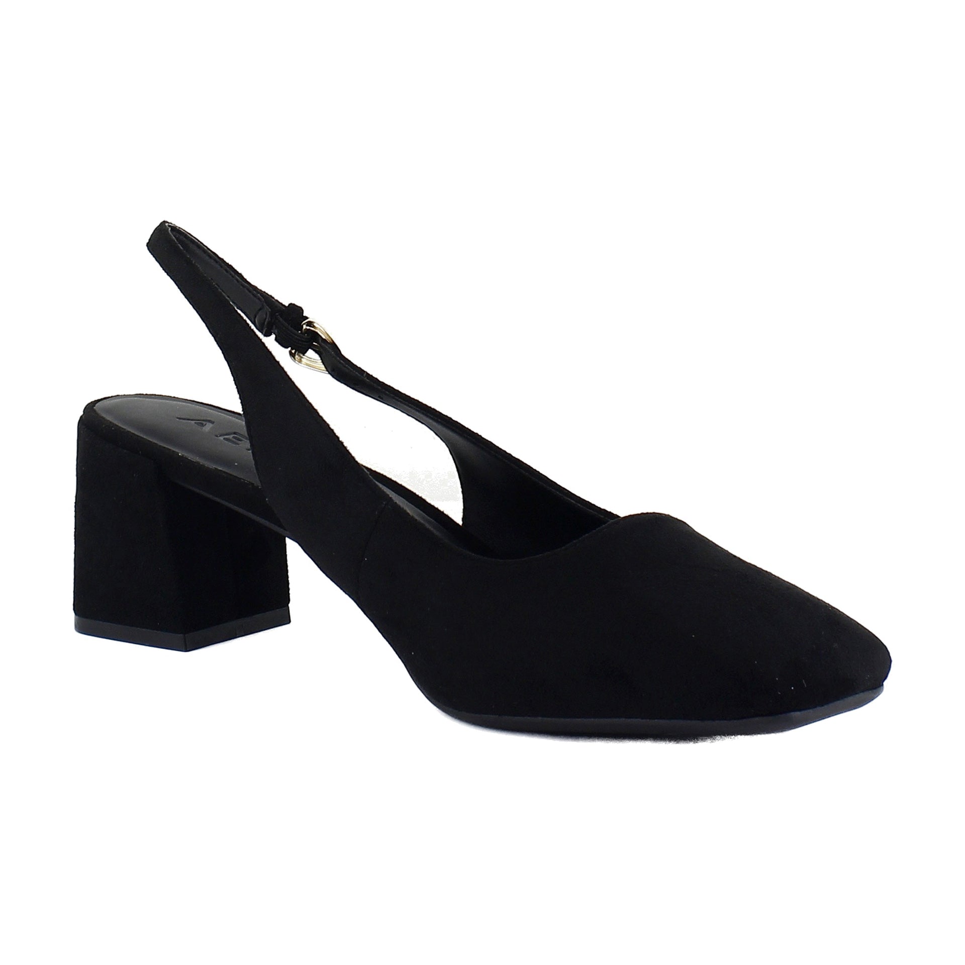 Black Faux Suede