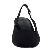 Black Faux Suede