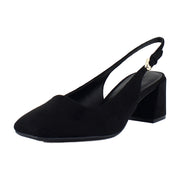 Black Faux Suede