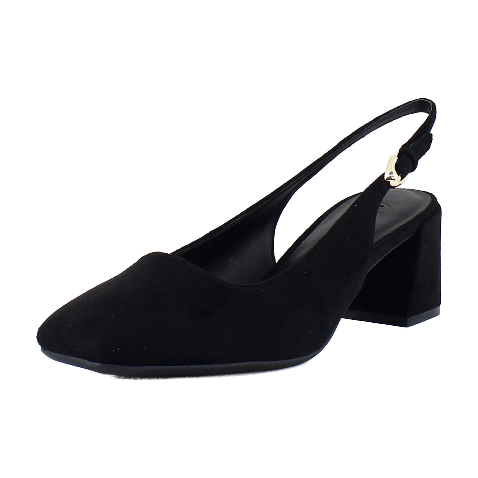 Black Faux Suede