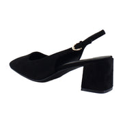 Black Faux Suede