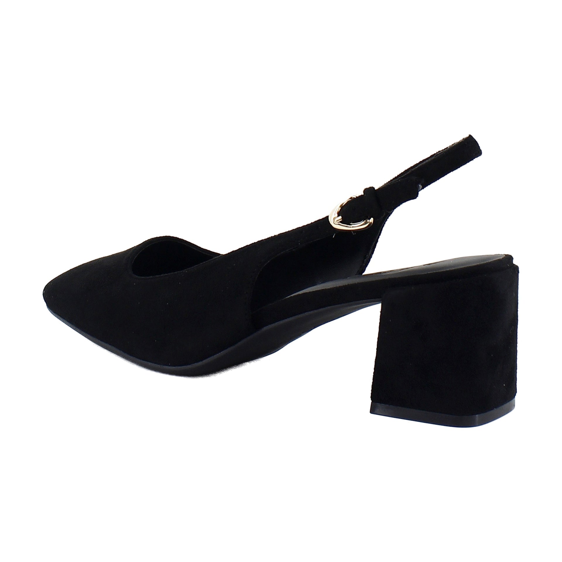 Black Faux Suede