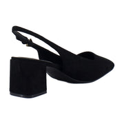 Black Faux Suede