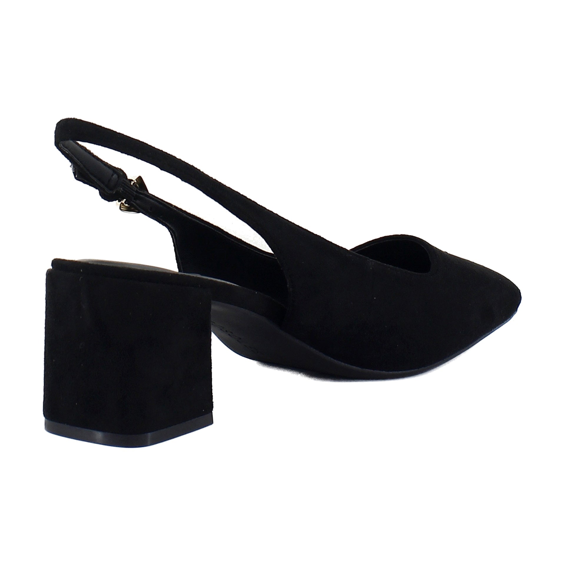 Black Faux Suede