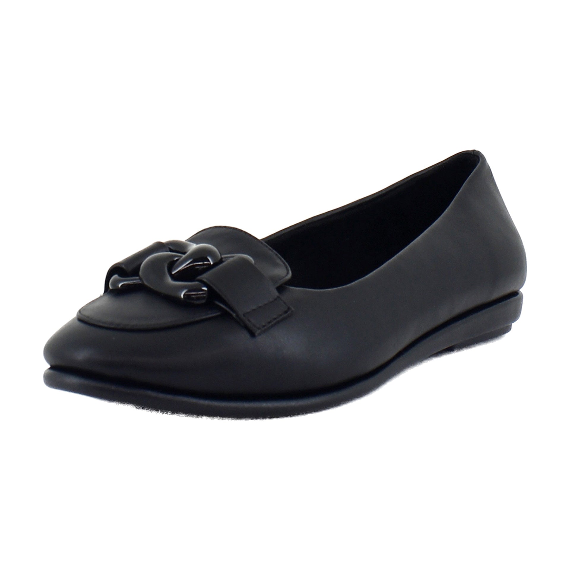 Black/Black Soft Faux Leather