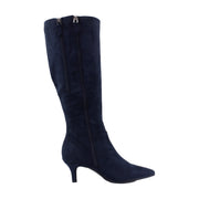 Navy Faux Suede