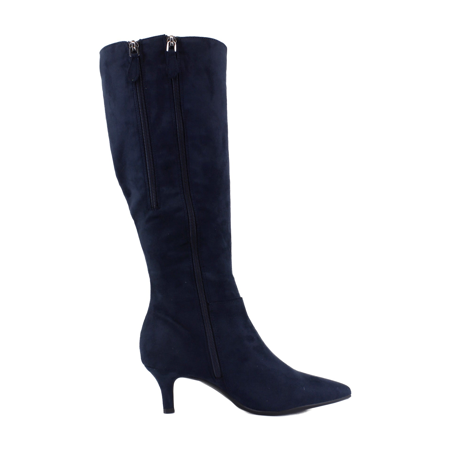 Navy Faux Suede