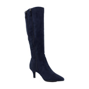 Navy Faux Suede