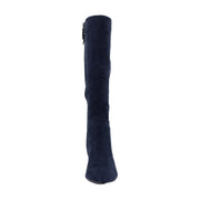 Navy Faux Suede