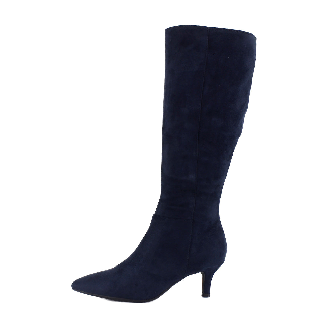 Navy Faux Suede