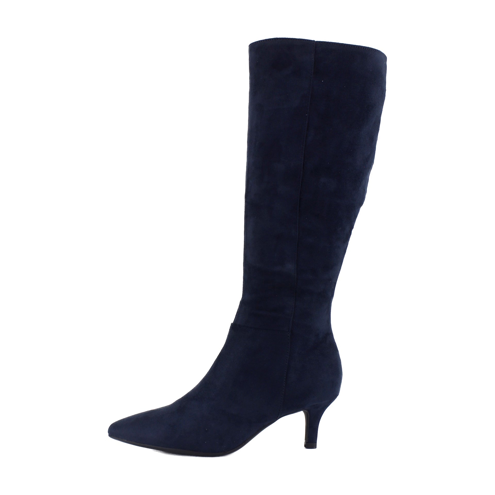 Navy Faux Suede