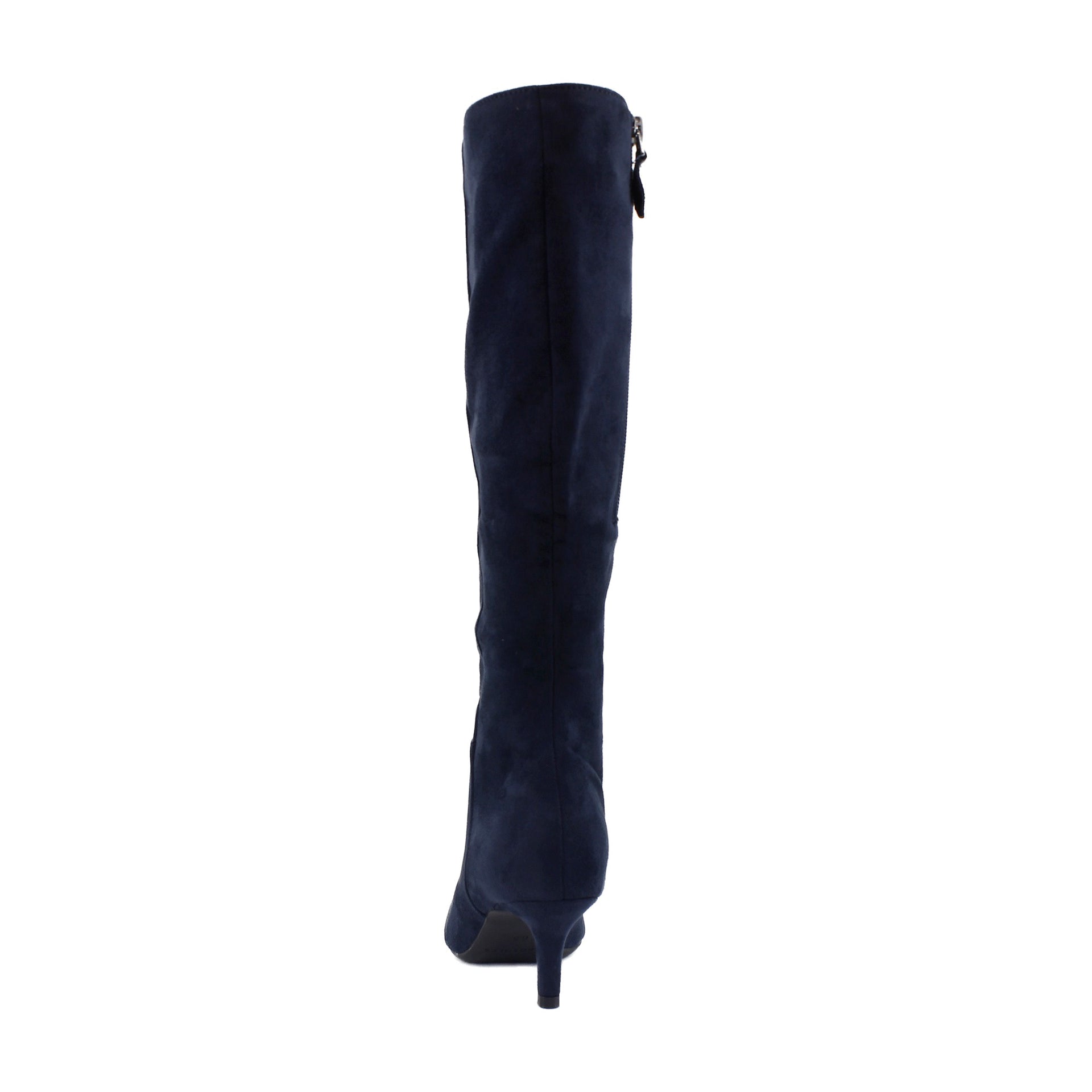 Navy Faux Suede