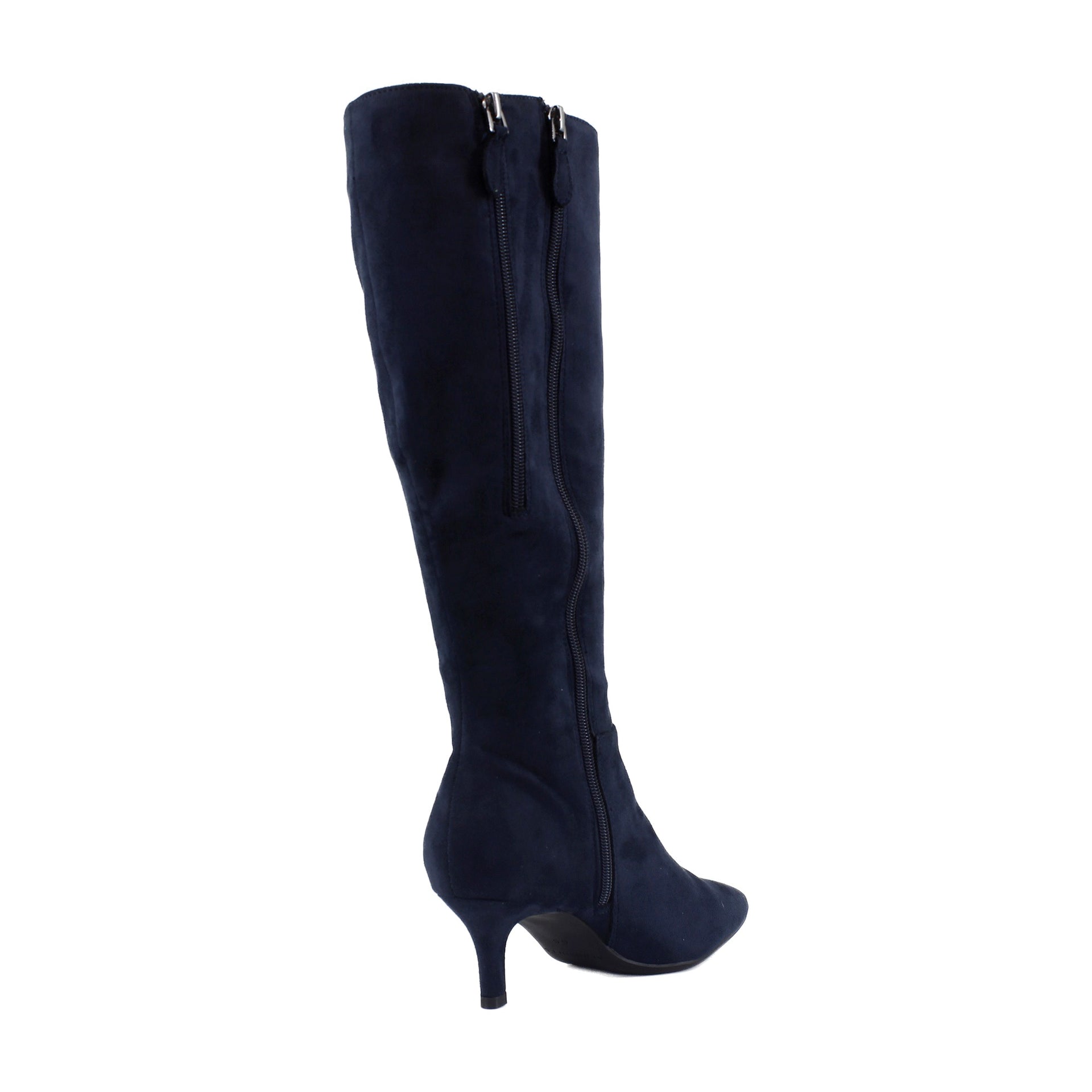 Navy Faux Suede